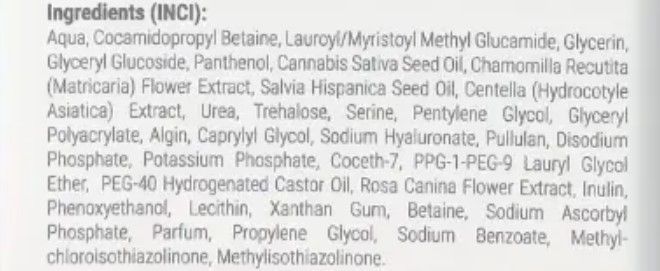 Пінка для сухої та чутливої шкіри з канабісом Smart4Derma Aquagen Hydro Aloe Mousse Cannabis Relief, 80мл 503 фото