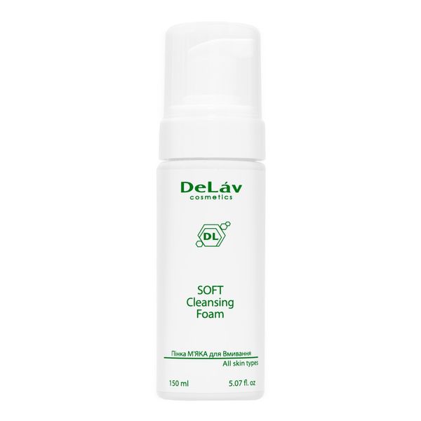 М"яка пінка для вмивання Delav Soft Cleansing Foam, 150мл 101001 фото