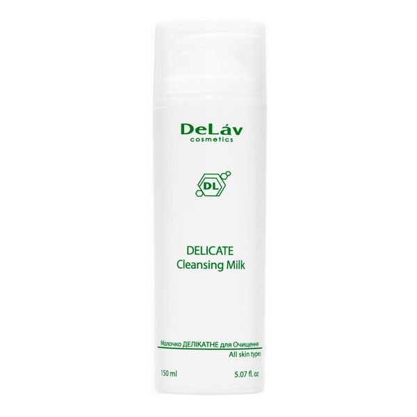 Делікатне молочко для очищення Delav Delicate Cleansing Milk, 150мл 101002 фото