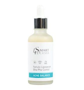 Ліпосомальна сироватка Ferrulic Liposerum BHA-PHA Control з ніацинамідом та саліциловою кислотою Acne Balance Smart4Derma   312 фото